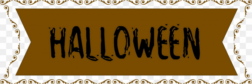 Happy Halloween Banner, PNG, 3000x1006px, Happy Halloween Banner, Calligraphy, Logo, M, Meter Download Free