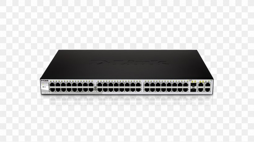 Network Switch 10 Gigabit Ethernet Ethernet Hub, PNG, 1664x936px, 10 Gigabit Ethernet, Network Switch, Dlink, Electronic Device, Electronics Download Free