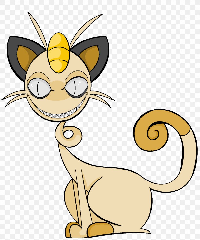 Whiskers Meowth Pikachu Cat Pokémon, PNG, 1452x1744px, Whiskers, Art, Artwork, Carnivoran, Cartoon Download Free