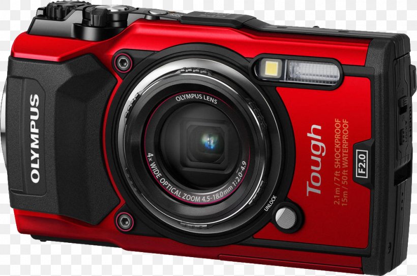 Olympus Tough TG-4 Point-and-shoot Camera Megapixel, PNG, 997x659px, Olympus Tough Tg4, Active Pixel Sensor, Camera, Camera Accessory, Camera Lens Download Free