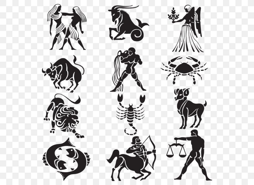 Zodiac Astrological Sign Tattoo Astrology Sagittarius, PNG, 574x600px, Zodiac, Art, Astrological Sign, Astrology, Black And White Download Free