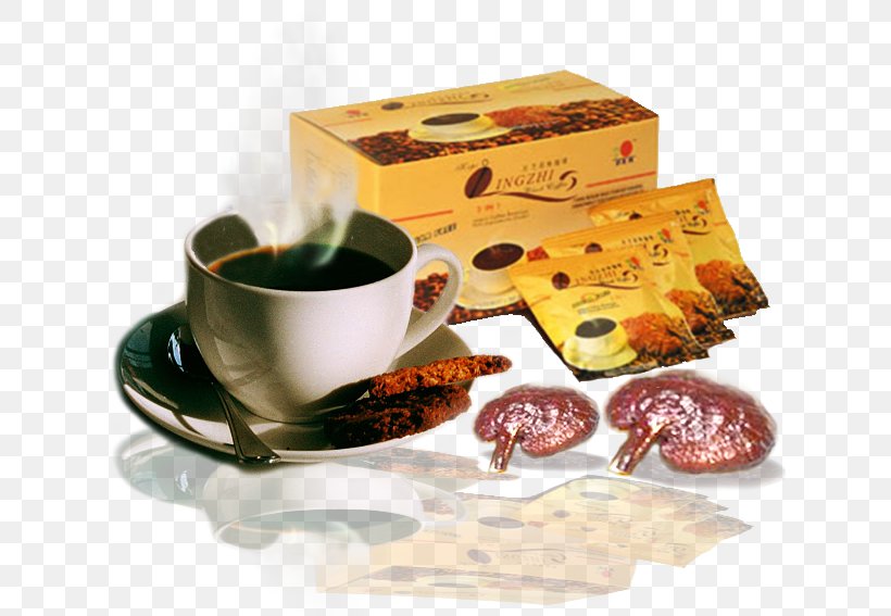 Coffee Lingzhi Mushroom DXN, PNG, 627x567px, Coffee, Beverages, Coffee Cup, Cordyceps, Cup Download Free