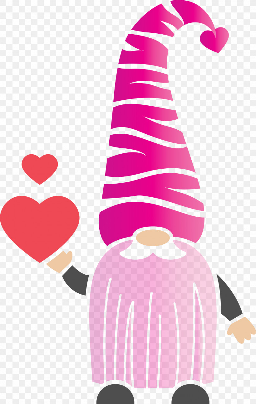 Gnome Loving Red Heart, PNG, 1898x3000px, Gnome, Games, Loving, Magenta, Pink Download Free