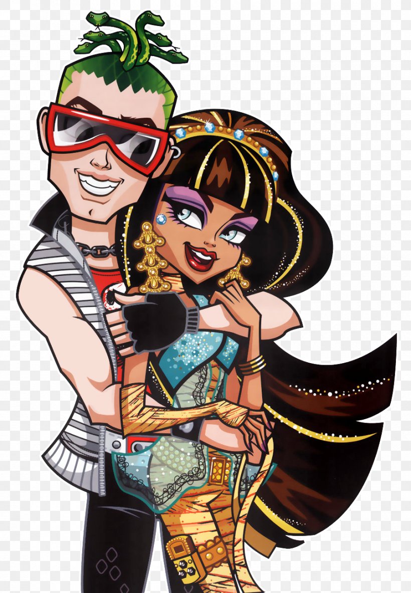 Monster High Cleo De Nile Doll Frankie Stein Mattel Monster High, PNG, 900x1300px, Monster High, Art, Cartoon, Deuce, Doll Download Free