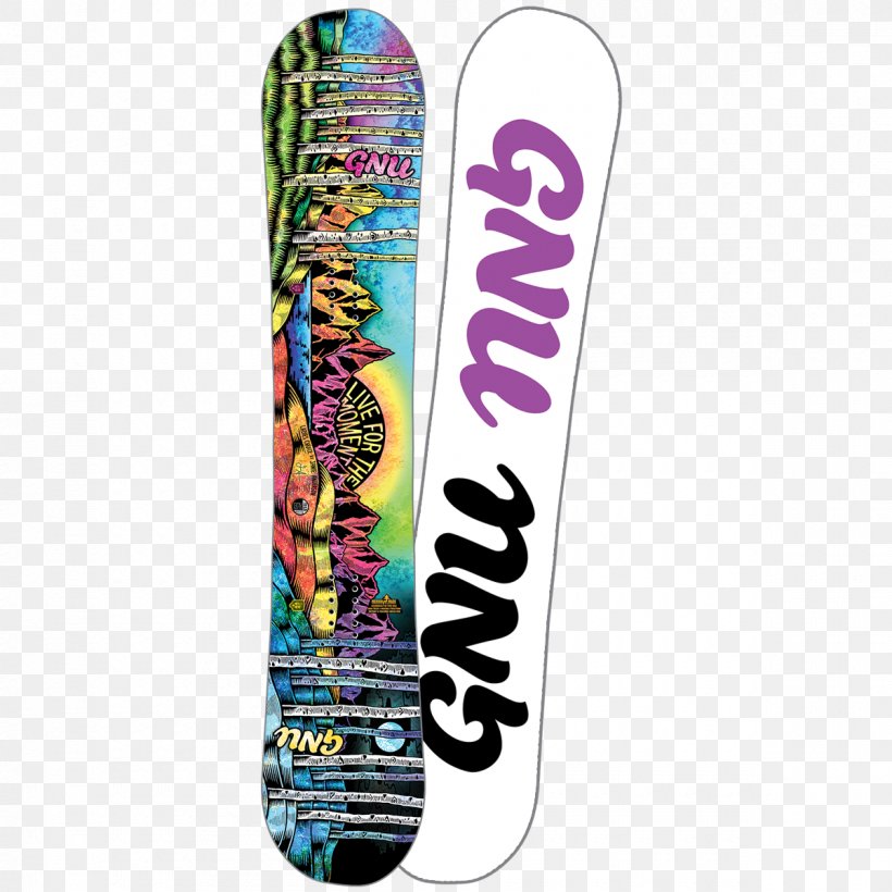 Snowboarding Mervin Manufacturing GNU Kid's Carbon Credit (2017) GNU Carbon Credit BTX (2014), PNG, 1200x1200px, Snowboard, Backcountry Skiing, Freeskiing, Lib Technologies, Mervin Manufacturing Download Free