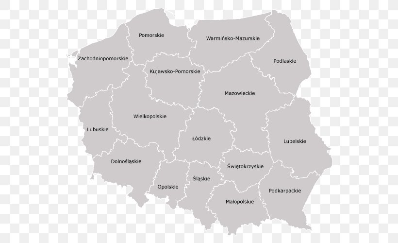 Voivodeships Of Poland Map, PNG, 580x500px, Poland, Area, Flag Of Poland, Map, Overview Map Download Free