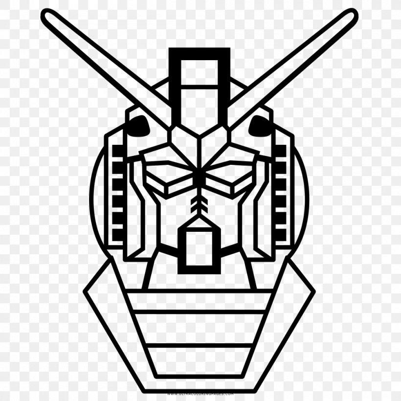 Coloring Book Gundam Model Black And White Plastic Model, PNG, 1000x1000px, Coloring Book, Black, Black And White, Diocese, Drawing Download Free