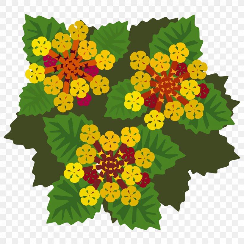 West Indian Lantana Clip Art Vector Graphics Openclipart Flower, PNG, 2400x2400px, West Indian Lantana, Annual Plant, Bird Of Paradise Flower, Chrysanths, Drawing Download Free