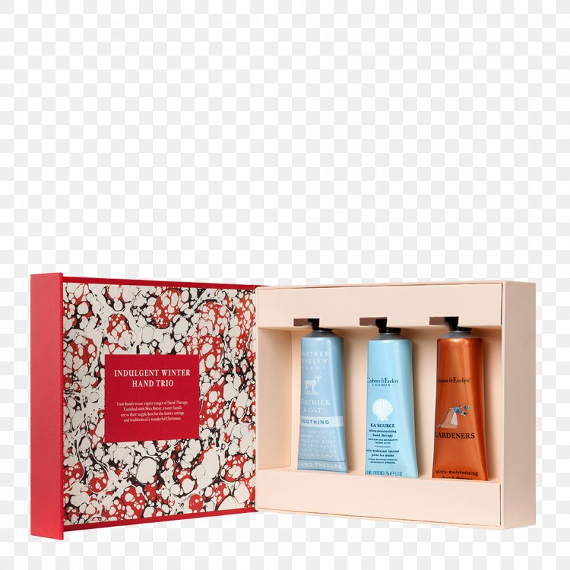 Crabtree & Evelyn Indulgent Winter Hand Trio Lotion Crabtree & Evelyn Indulgent Winter Hand Collection Crabtree & Evelyn Ultra-Moisturising Hand Therapy, PNG, 1000x1000px, Crabtree Evelyn, Cosmetics, Hand, Lotion, Perfume Download Free