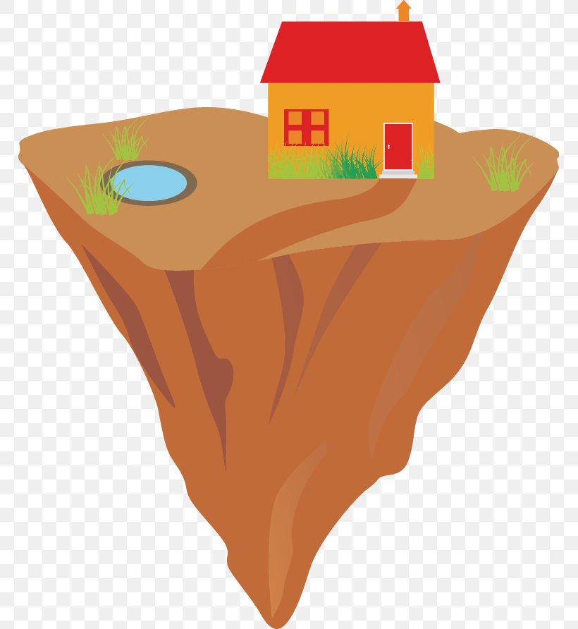 House Illustration, PNG, 767x892px, House, Building, Cartoon, Island, Orange Download Free