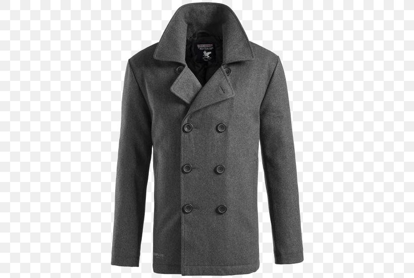 Pea Coat Military Surplus Jacket Double-breasted, PNG, 550x550px, Pea Coat, Button, Clothing, Coat, Doublebreasted Download Free