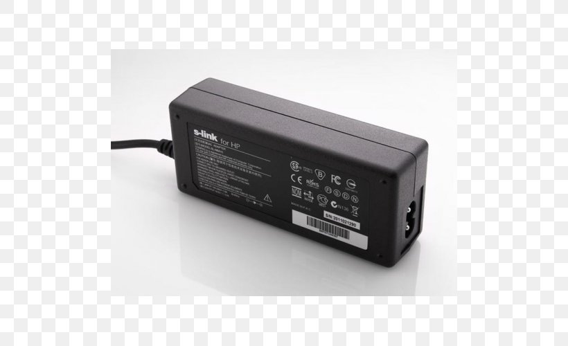 Battery Charger AC Adapter Laptop Hewlett-Packard, PNG, 500x500px, Battery Charger, Ac Adapter, Adapter, Computer, Computer Component Download Free