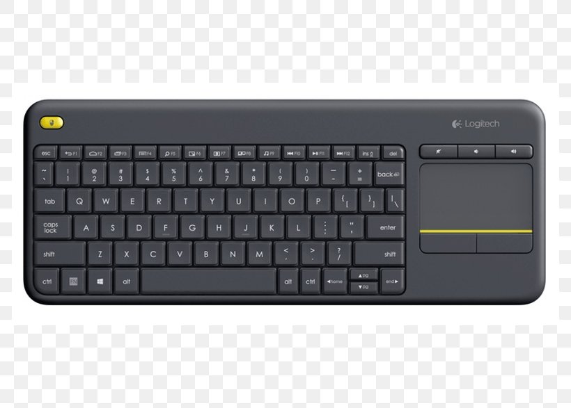 Computer Keyboard Computer Mouse Logitech K400 Plus Touchpad Wireless Keyboard, PNG, 786x587px, Computer Keyboard, Computer, Computer Component, Computer Mouse, Electronic Device Download Free