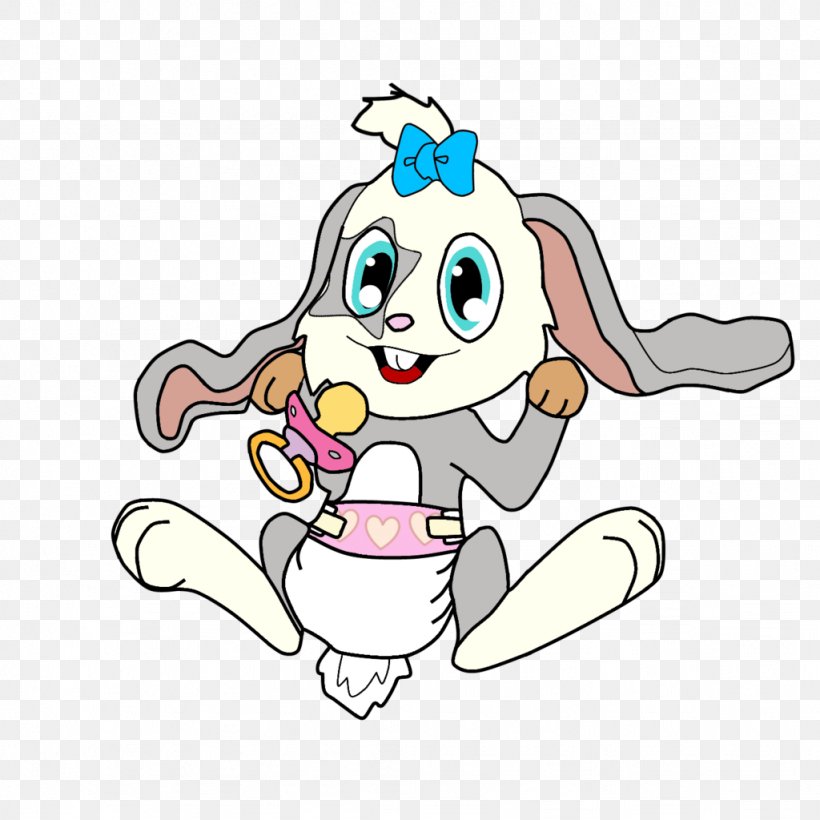 Diaper Bugs Bunny Art Schnuffel, PNG, 1024x1024px, Watercolor, Cartoon, Flower, Frame, Heart Download Free