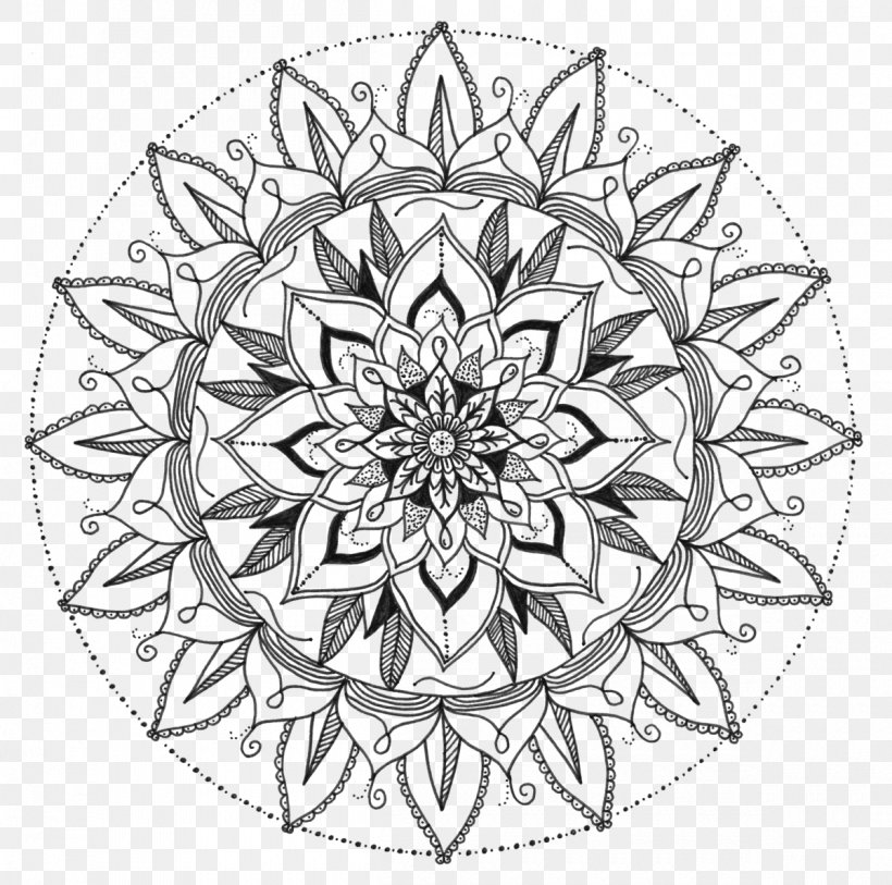 Drawing Mandala Image Work Of Art Alhambra, PNG, 1200x1190px, Drawing, Alhambra, Art, Art Museum, Black And White Download Free
