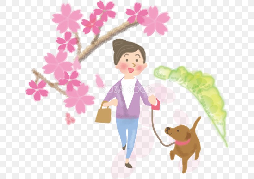 Hanami Strolling Shibukawa Cherry Blossom, PNG, 660x579px, Hanami, Art, Carnivora, Carnivoran, Cartoon Download Free
