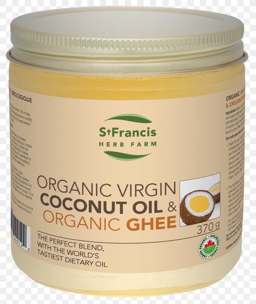Organic Food Ghee Coconut Oil Herb, PNG, 2100x2490px, Organic Food, Butter, Clarified Butter, Coconut, Coconut Oil Download Free