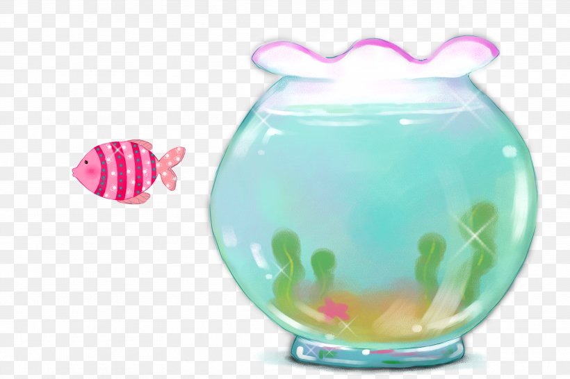 Aquarium Image Goldfish, PNG, 3543x2362px, Watercolor, Cartoon, Flower, Frame, Heart Download Free