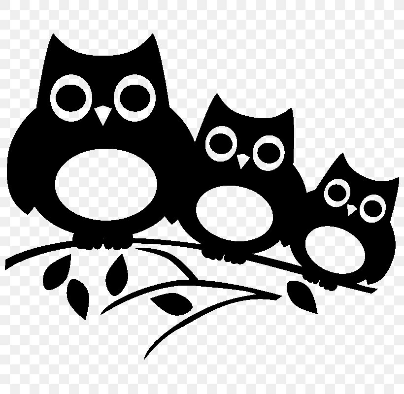 Owl Sticker Paper Silhouette Drawing, PNG, 800x800px, Owl, Adhesive, Artwork, Beak, Bird Download Free
