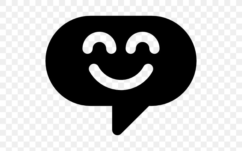 Smiley Text Speech Emoticon, PNG, 512x512px, Smiley, Black, Black And White, Ellipsis, Emoticon Download Free