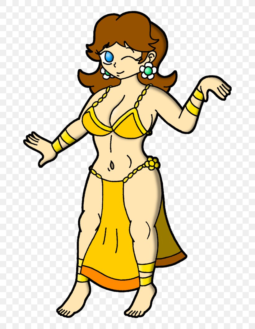 Princess Daisy Fan Art Rosalina Princess Peach, PNG, 754x1059px, Princess Daisy, Art, Artwork, Belly Dance, Cartoon Download Free