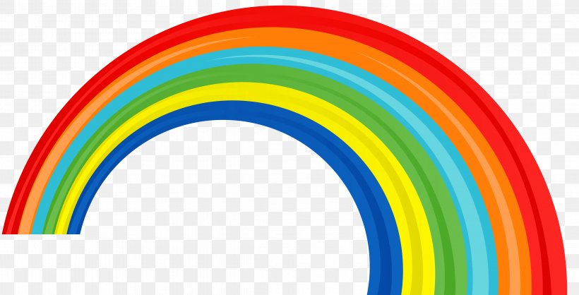 Rainbow Clip Art, PNG, 4672x2383px, Rainbow, Bicycle Tire, Color, Display Resolution, Free Content Download Free
