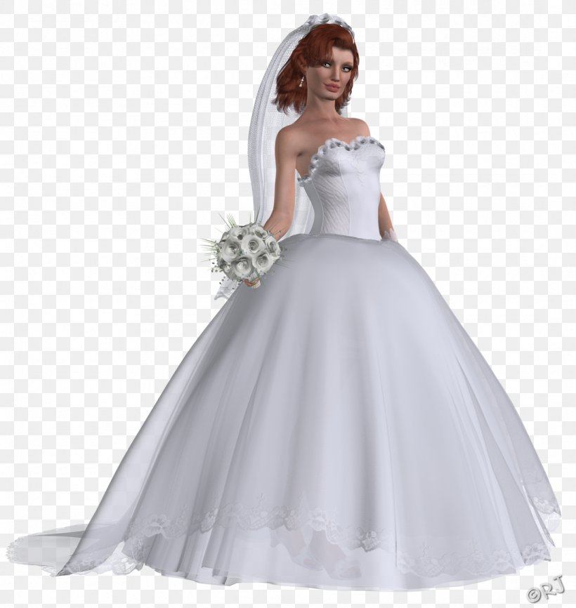 Wedding Dress Shoulder Party Dress Quinceañera, PNG, 1090x1152px, Watercolor, Cartoon, Flower, Frame, Heart Download Free