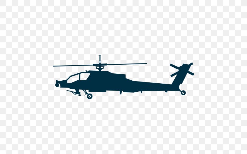 Attack Helicopter Vector Graphics Image Illustration, PNG, 512x512px, Helicopter, Air Force, Aircraft, Attack Helicopter, Aviation Download Free