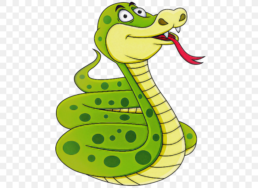 Cartoon Green Reptile Mamba Snake, PNG, 600x600px, Cartoon, Animal Figure, Green, Mamba, Reptile Download Free