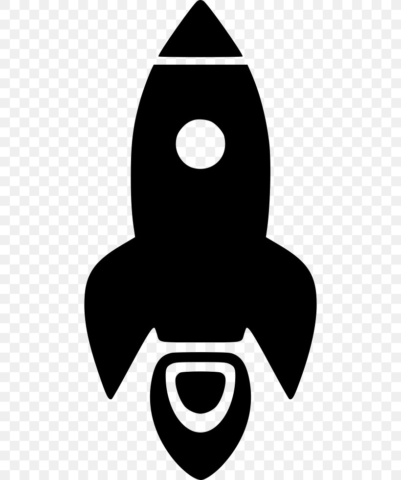 Rocket Spacecraft Symbol, PNG, 476x980px, Rocket, Artwork, Black, Black And White, Fictional Character Download Free