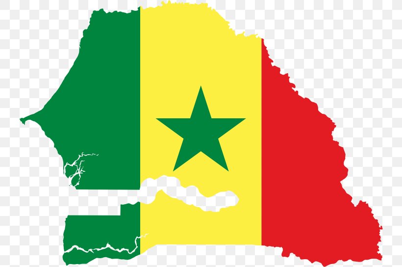 Flag Of Senegal Map, PNG, 742x544px, Flag Of Senegal, Area, Blank Map, File Negara Flag Map, Flag Download Free
