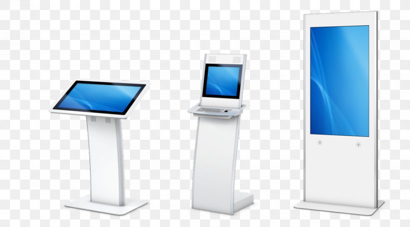 Interactive Kiosks Digital Signs Touchscreen Display Device Information, PNG, 900x500px, Interactive Kiosks, Computer Monitors, Computer Software, Computer Terminal, Digital Signs Download Free