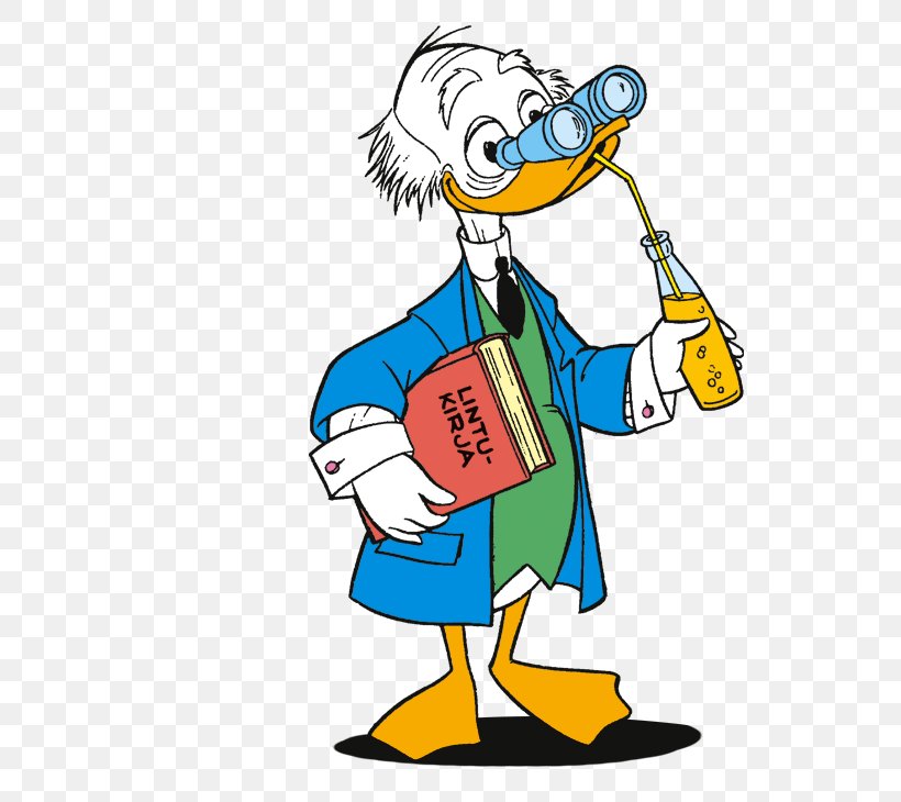 Ludwig Von Drake Donald Duck Domestic Duck Cartoon Clip Art, PNG, 740x730px, Ludwig Von Drake, Art, Artwork, Beak, Bird Download Free