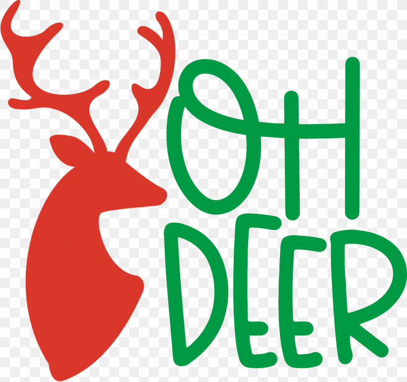 OH Deer Rudolph Christmas, PNG, 3000x2818px, Oh Deer, Christmas, Cricut, Entertainment, Logo Download Free