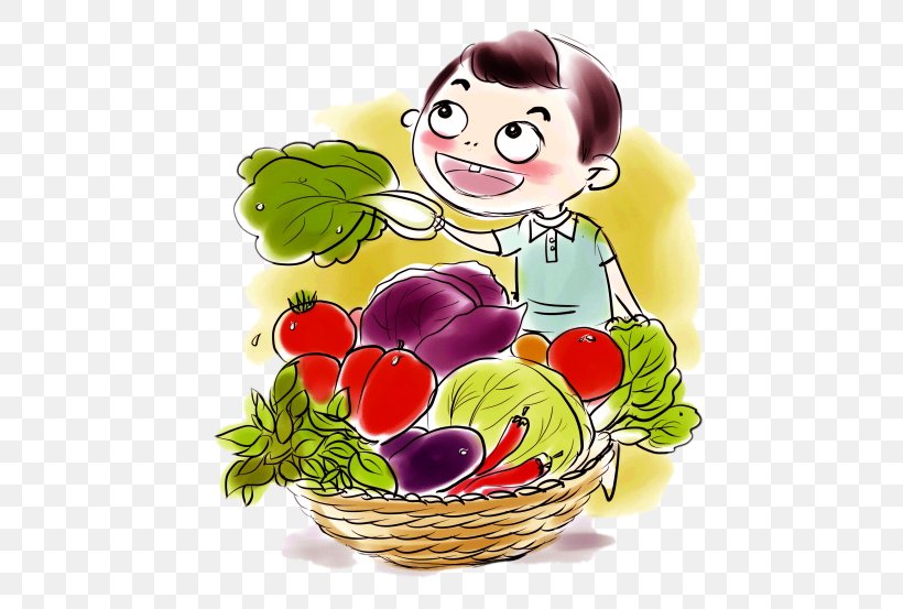 Vegetable Gratis Kitchen Garden, PNG, 550x553px, Vegetable, Art, Concepteur, Fictional Character, Floral Design Download Free