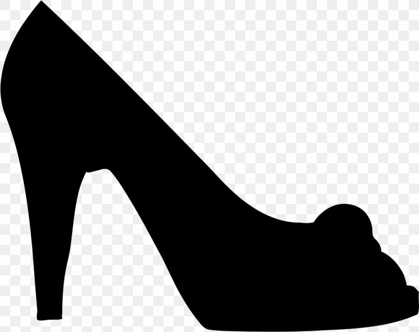 High-heeled Shoe Sandal, PNG, 981x780px, Highheeled Shoe, Basic Pump, Black, Black And White, Clothing Download Free