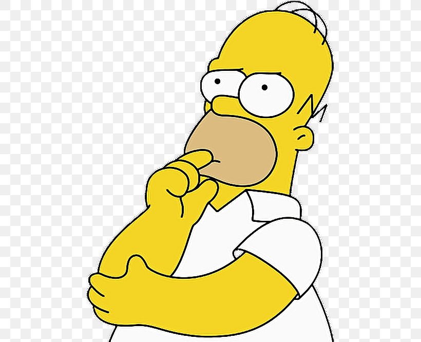 Homer Simpson Bart Simpson Drawing Pub Quiz Thought, PNG, 484x666px, Homer Simpson, Area, Art, Artwork, Bart Simpson Download Free
