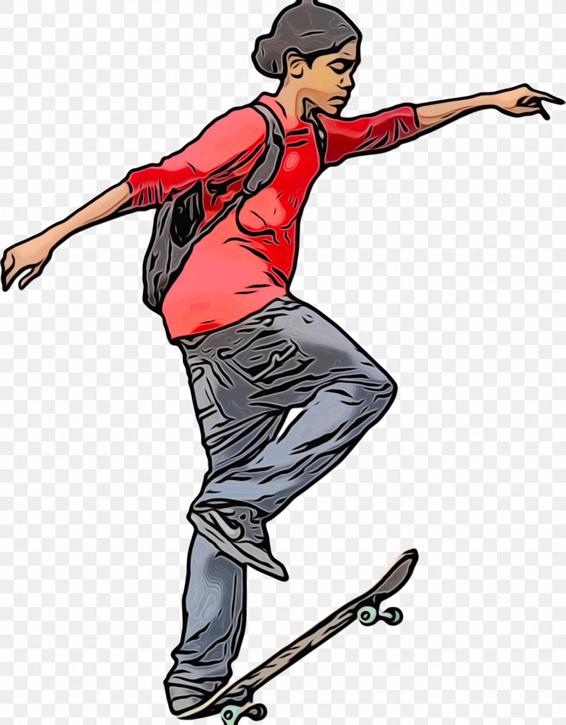 Footwear Throwing A Ball Clip Art Recreation Skateboarding, PNG, 1560x2000px, Watercolor, Balance, Footwear, Paint, Recreation Download Free