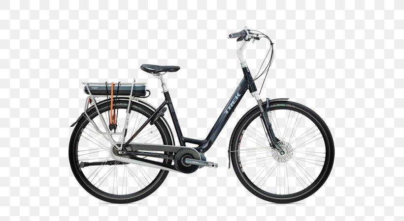 Trek Bicycle Corporation Electric Bicycle City Bicycle Cycling, PNG, 600x450px, Bicycle, Bicycle Accessory, Bicycle Drivetrain Part, Bicycle Frame, Bicycle Frames Download Free