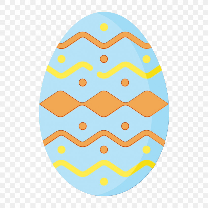 Easter Egg, PNG, 1251x1251px, Watercolor, Circle, Easter Egg, Orange, Oval Download Free