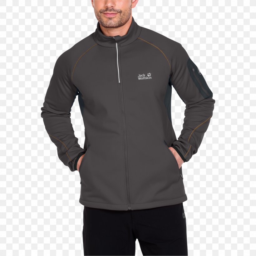 Jacket Sleeve T-shirt Polar Fleece Hood, PNG, 1024x1024px, Jacket, Black, Button, Calvin Klein, Clothing Download Free