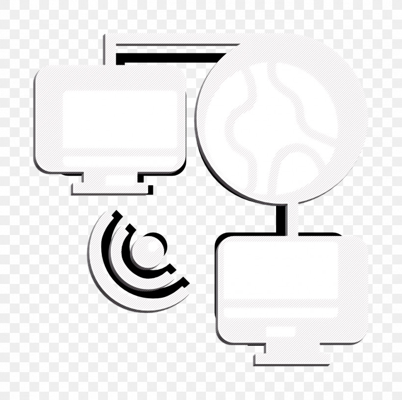 Lan Icon Network Sharing Icon Intranet Icon, PNG, 1404x1400px, Lan Icon, Black, Black And White, Meter, White Download Free