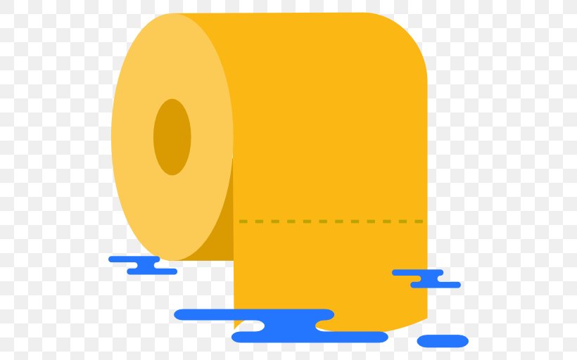Toilet Paper Icon, PNG, 512x512px, Paper, Brand, Hygiene, Material, Orange Download Free