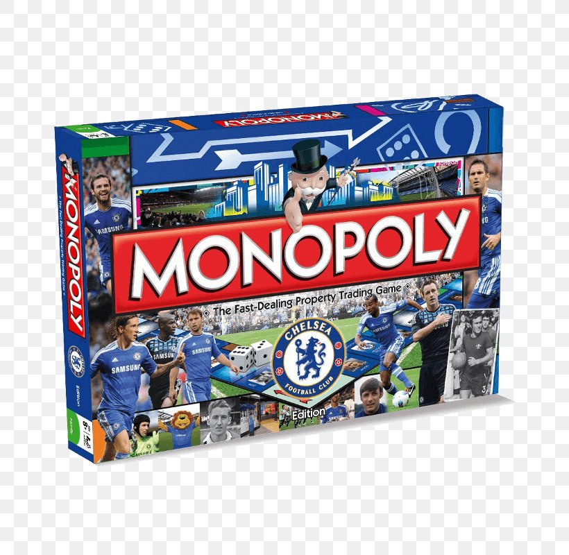 Winning Moves Monopoly Chelsea F.C. Monopoly City Board Game, PNG, 800x800px, Monopoly, Board Game, Chelsea Fc, Game, Games Download Free