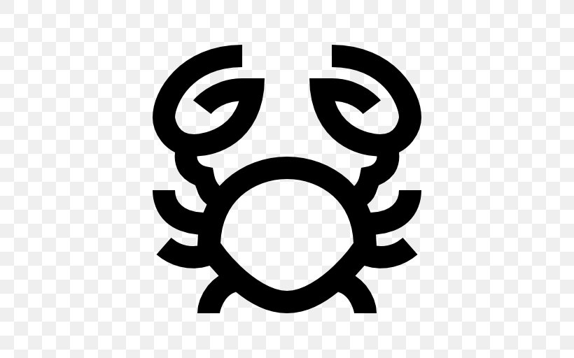 Crab Symbol Download Clip Art, PNG, 512x512px, Crab, Black And White, Cascading Style Sheets, Pdf, Pincer Download Free