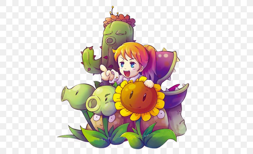 Plants Vs. Zombies 2: Its About Time Plants Vs. Zombies: Garden Warfare 2 Plants Vs. Zombies Heroes, PNG, 500x500px, Watercolor, Cartoon, Flower, Frame, Heart Download Free