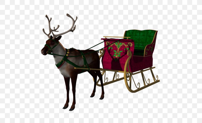 Christmas Decoration Drawing, PNG, 500x500px, Reindeer, Antler, Arrenslee, Carriage, Cart Download Free