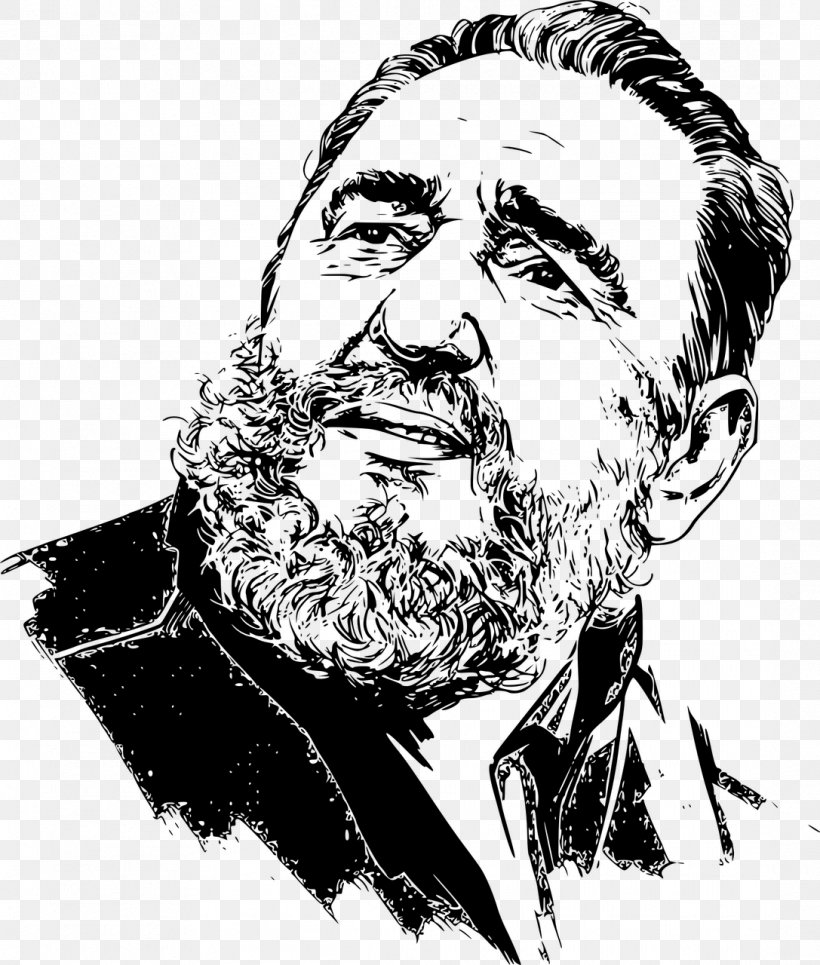 Fidel Castro Cuban Revolution T-shirt Revolutionary, PNG, 1087x1280px, Fidel Castro, Art, Beard, Black And White, Che Guevara Download Free