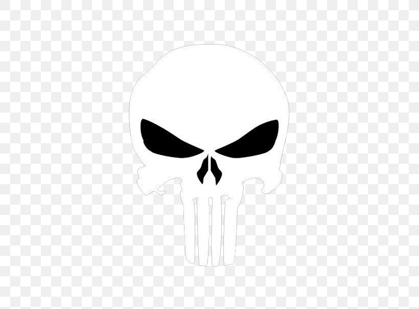 Punisher Nose Human Skull Symbolism Character, PNG, 468x604px, Punisher, Black, Black And White, Bone, Character Download Free