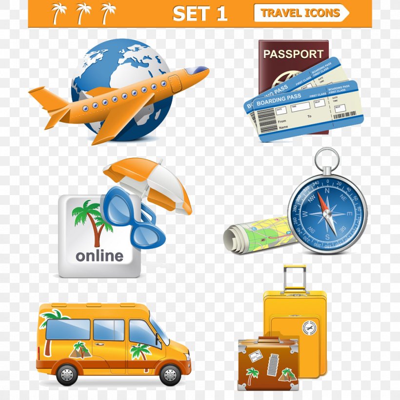 Air Travel Euclidean Vector Clip Art, PNG, 1000x1000px, Travel, Area, Clip Art, Computer Icon, Illustrator Download Free